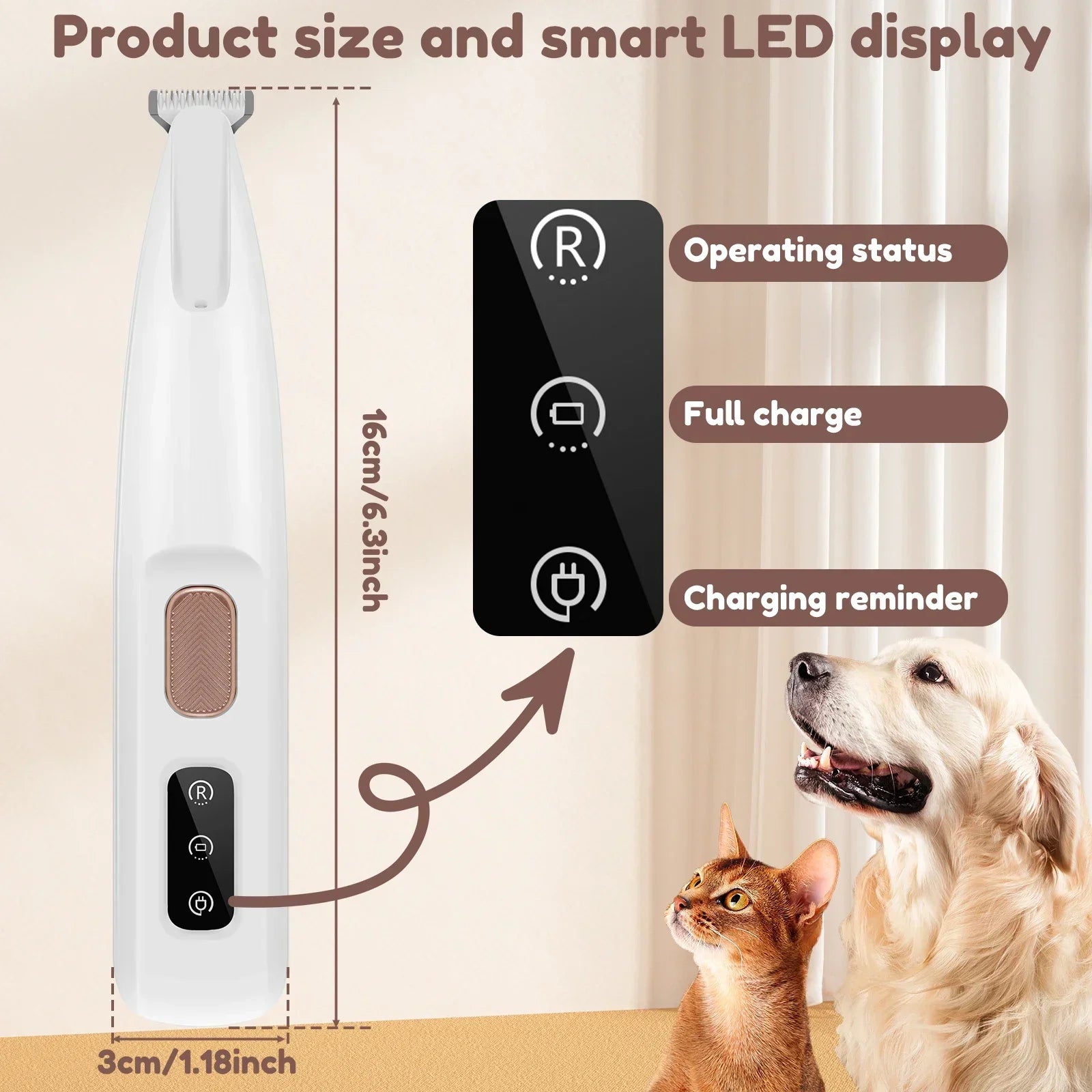 PawLume Precision Trimmer